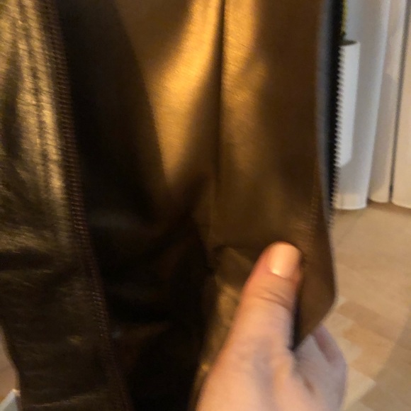 Brown leather mid-calf boots - Picture 7 of 9